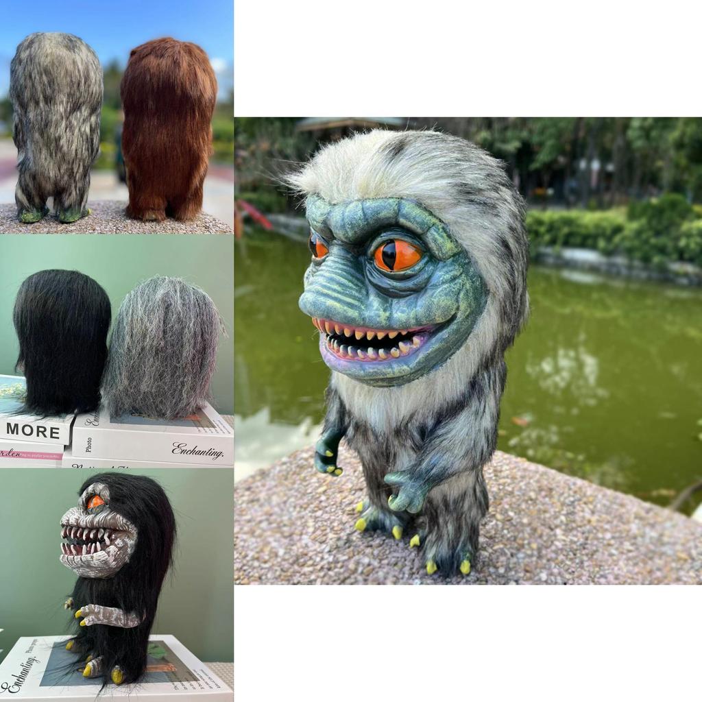 Critters Poseable Prop Doll Realistic Alien Latex Plush Toy For Bars And Stages 25cm/9.84in And 20cm/7.87in