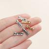 18K Copper-plated Color-retaining Double-hole Bones Bamboo Beads Handmade DIY Bracelets Necklaces Beaded Jewelry Accessories.