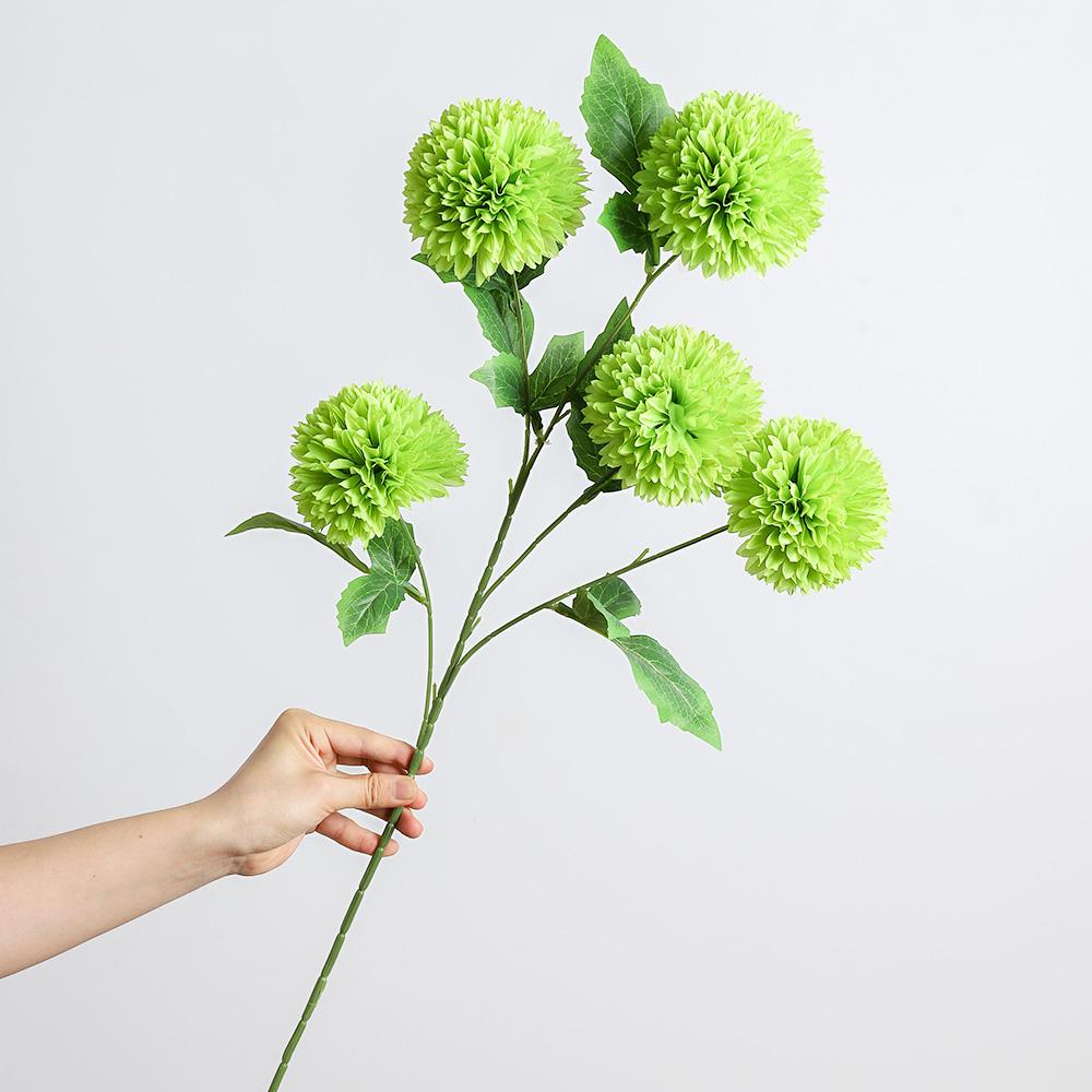 

1Pcs Hydrangea Artificial Flowers Bouquet 80CM Fake Flower for Home Decor Garden Wedding Decoration Outdoor DIY Vase Ornament зелений