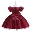 Süßes Baby Mädchen Tutu Kleid Stickerei Spitze Blume Prinzessin Kleid für 1. Geburtstag Party Neugeborene Babi Blau Perlen Prom Tüll Kleidung