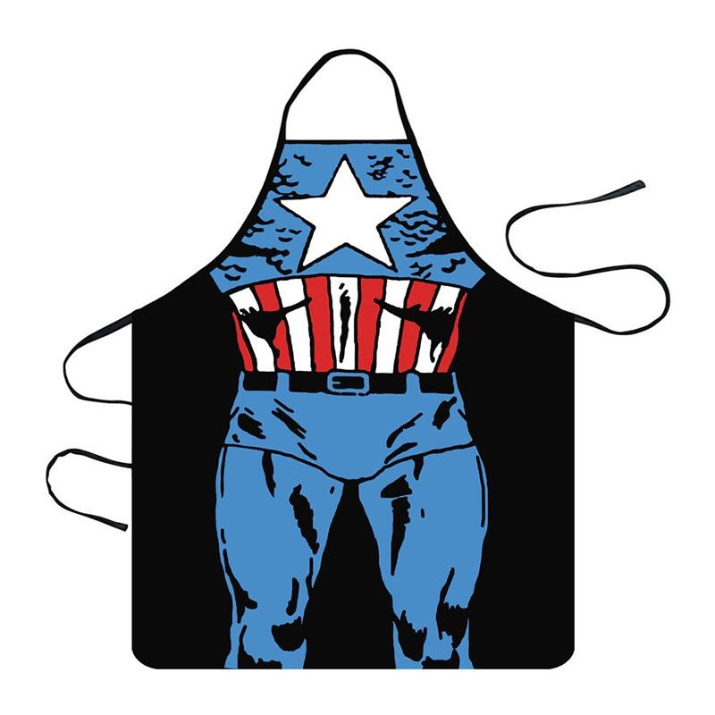 Marvel Cosplay Aprons Sexy Funny For Men Women Kitchen Cooking Baking Props