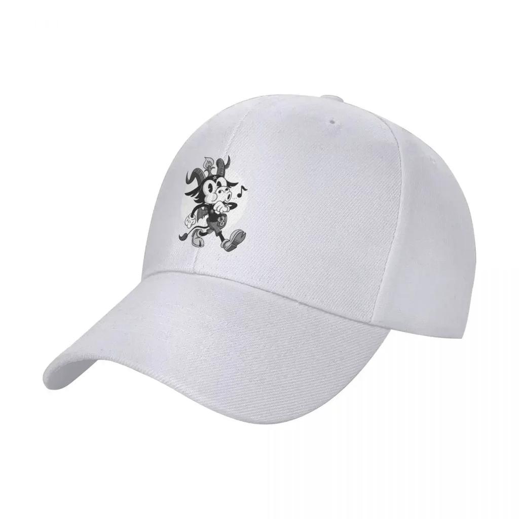 Blackcraft Atheist Satan Baphomet Ziege Retro Cartoon Luzifer Baseballkappe Luxus Kappe Militärkappe Mann Luxushut Für Mädchen Männer