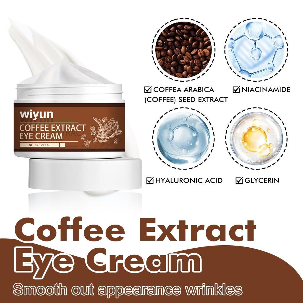 Caffeine Eye Paste Contains Moisturising Ingredients That Provide Long-lasting Nourishment To Keep The Skin Around The Eyes Hydrated,Gift For Women