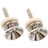 Musiclily Pro 14mm Steel Guitar Strap Pin Fender Type Nickel 2 Pcs