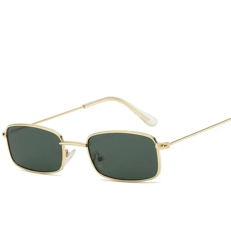 Candy Color Metal Cat Eye Sunglasses UV400 Female Summer Street Eyewear for Women Korea Style