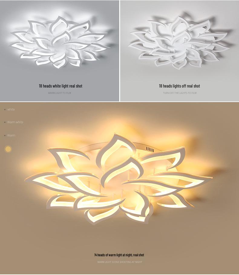 Recommended LED Acrylic Ceiling Light: Modern, Button-Type Design for Living Room (10-15 Fixtures)