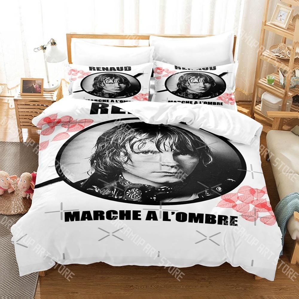 Fashion Songwriter Renaud Renaud Sechan Bedding Set Single Twin Full Queen King Size Bed Set Kids Bedroom Duvetcover Set