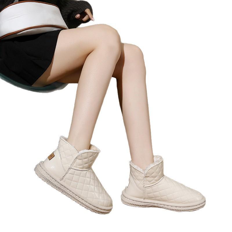 Cotton Shoes Women's Winter Fleece Thickened Cotton Boots Plus Size Warm Women's Shoes Snow Boots Women's Boots Couple Boots