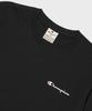 CHAMPION Small Script Logo Cotton Short Sleeve T-Shirt Black