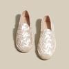 Flat Fisherman Shoes Women's Shoes Big Size Single Shoes Satin Weave One Stirrup Lefse