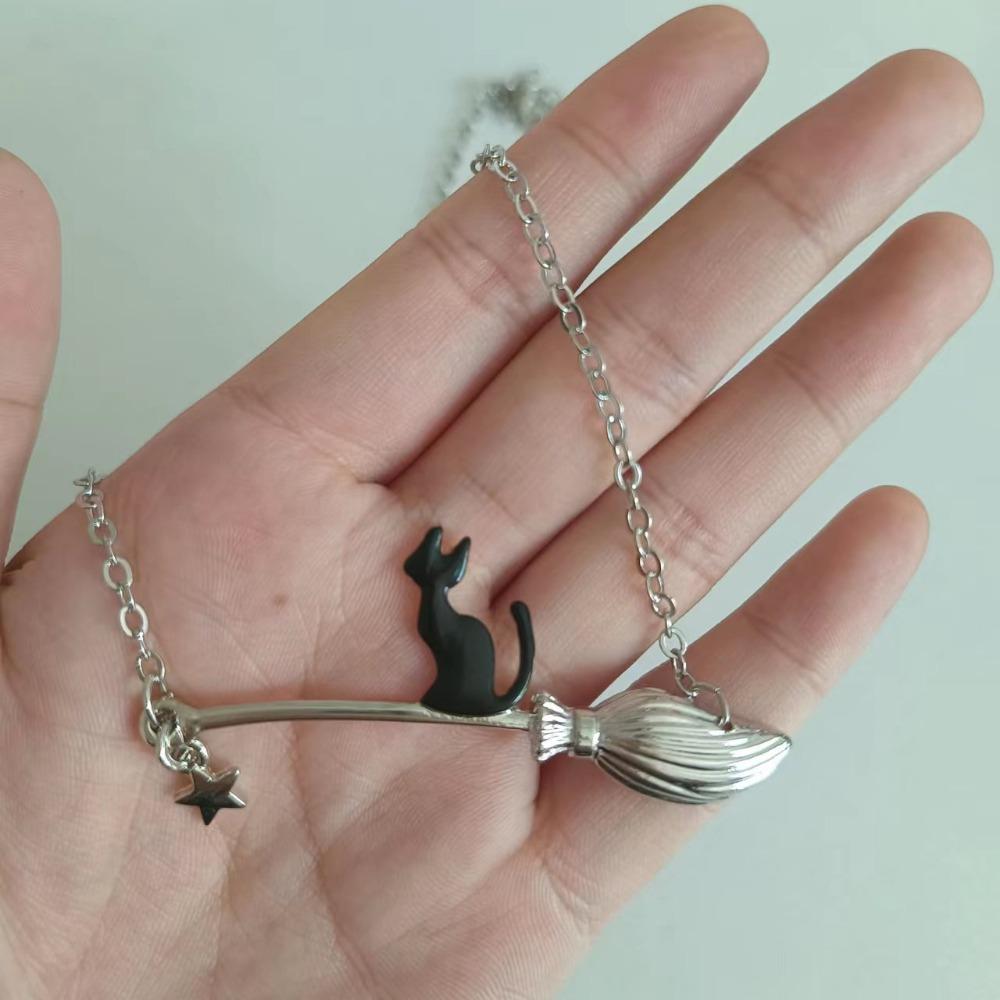 Stainless Steel Jewelry Simple Cat Choker Necklaces Women Party Wedding