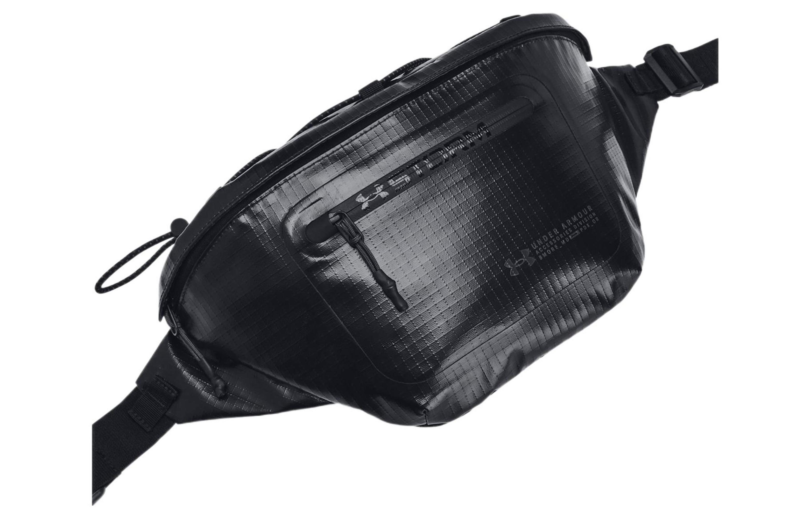 Under Armour Under Armour Polyester Fanny Pack Regular Unisex Black & Dark Gray 1376463-002