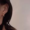 Bohemia Semicircle Women Stud Earrings Korean Style Earrings Enamel Oil Jewelry Hoop Ear Buckle