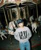 REBRENNER Dtf Death Love Oversized Volume Crop Sweatshirt Grey