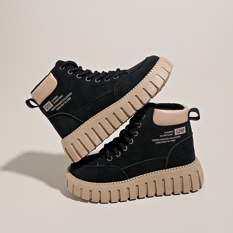 

2025 high-top Martin shoes women s autumn new Korean version ins women s leisure sports versatile board shoes street shot CY228-1 35