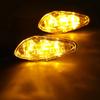 Universal Motorcycle LED Turn Signal Light Amber Flasher Indicator Waterproof Warning Blinker Rear Tail Lights for Motor Scooter