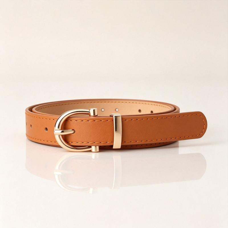 Women S Fashion Pu Leather Belt For Jeans Suits