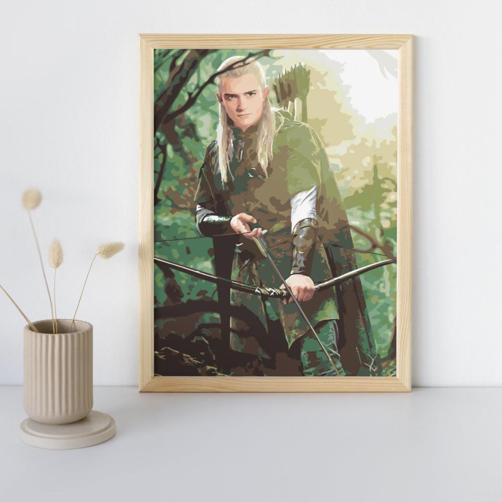 Malowanie Po Numerach Obrazy Do Malowania-Legolas Władca Pierścieni 40X50Cm