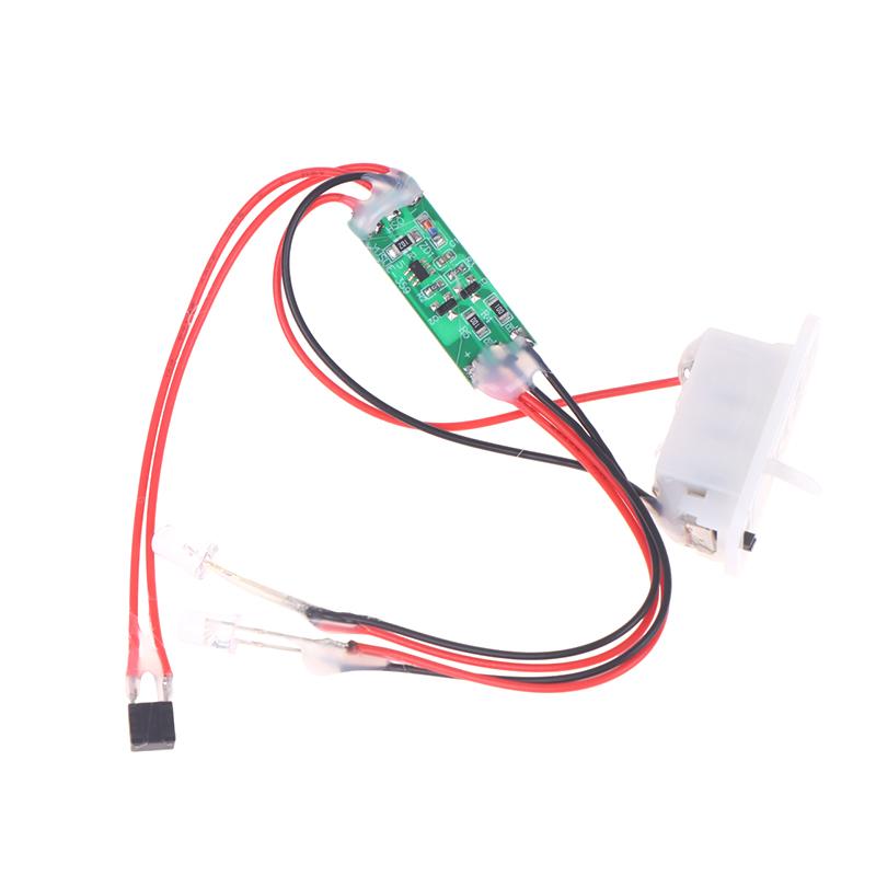 3-12V Strobe Flashing Module Red Blue 2-Color Led Light Fast Flashing Warning Light Flashing Module For Rc Car Model Spare Parts