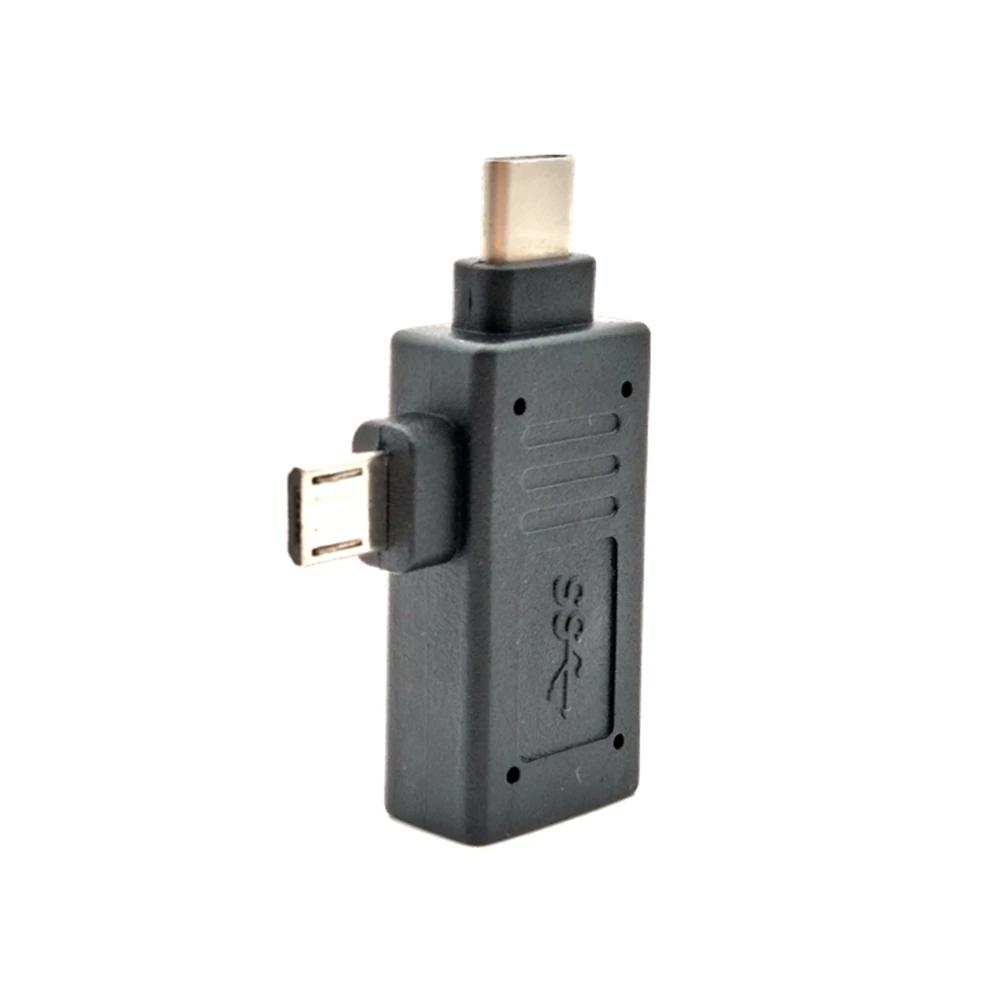 OTG USB2.0 3.0 female to micro USB adapter for Android phones, tablet data converter, hard drive, , C-type, 2-in-1