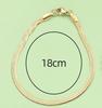 CARLIDANA New Style Three Layering Bracelets Dainty Simple Rope Chain Wear Stainless Steel No Fade Jewelry