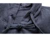 Men's Retro Linen Hooded Jacket: 2021 Autumn/Winter Chinese Style with Frog Buttons