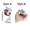 Handmade Scrap Metal Bird Statue Eco-friendly Recycled Bird Ornament Bird Art Figurine  Home Decor