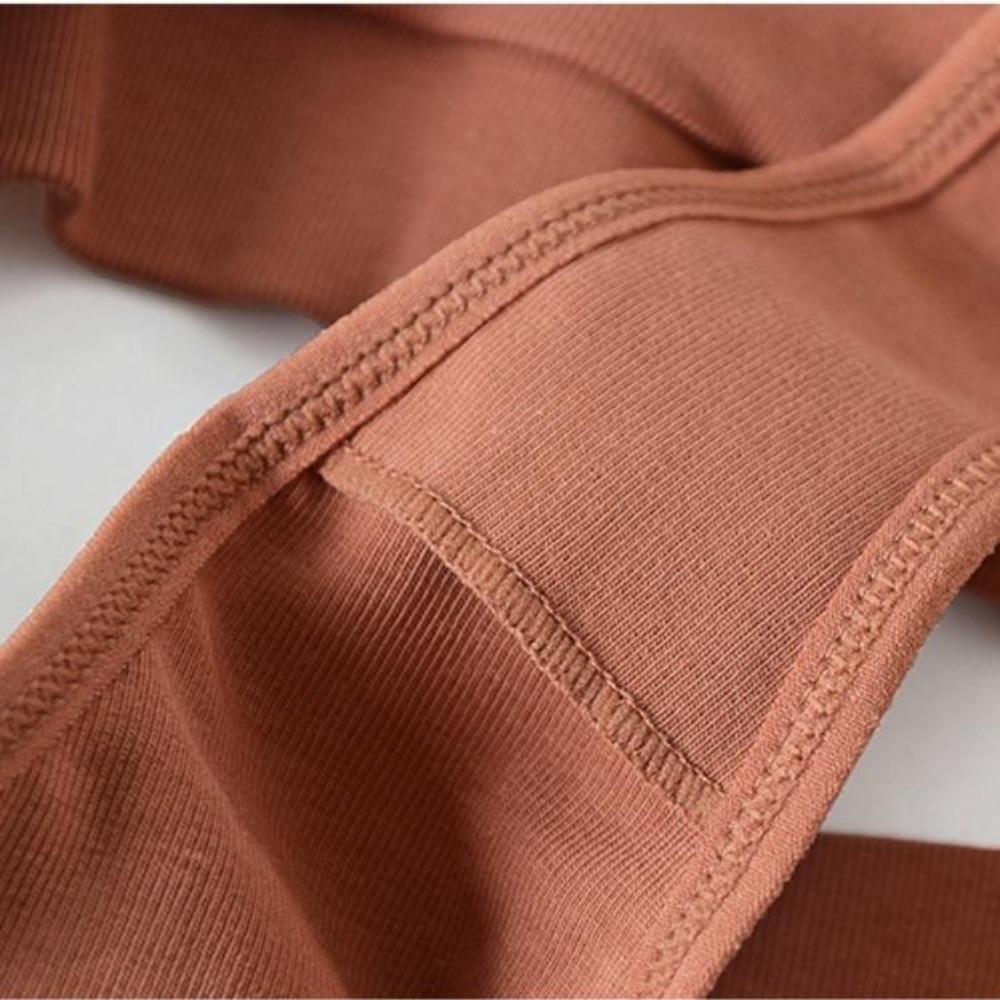 Slip da donna a vita bassa con forchetta alta in cotone perizoma in cotone traspirante per fitness sportivo