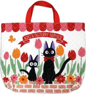 Marushin Lesson Bag, Tote Bag, Ghibli, Kiki's Delivery Service, Jiji, for Children, Jiji and the Tulip Fields, for Girls, School Entrance Goods,