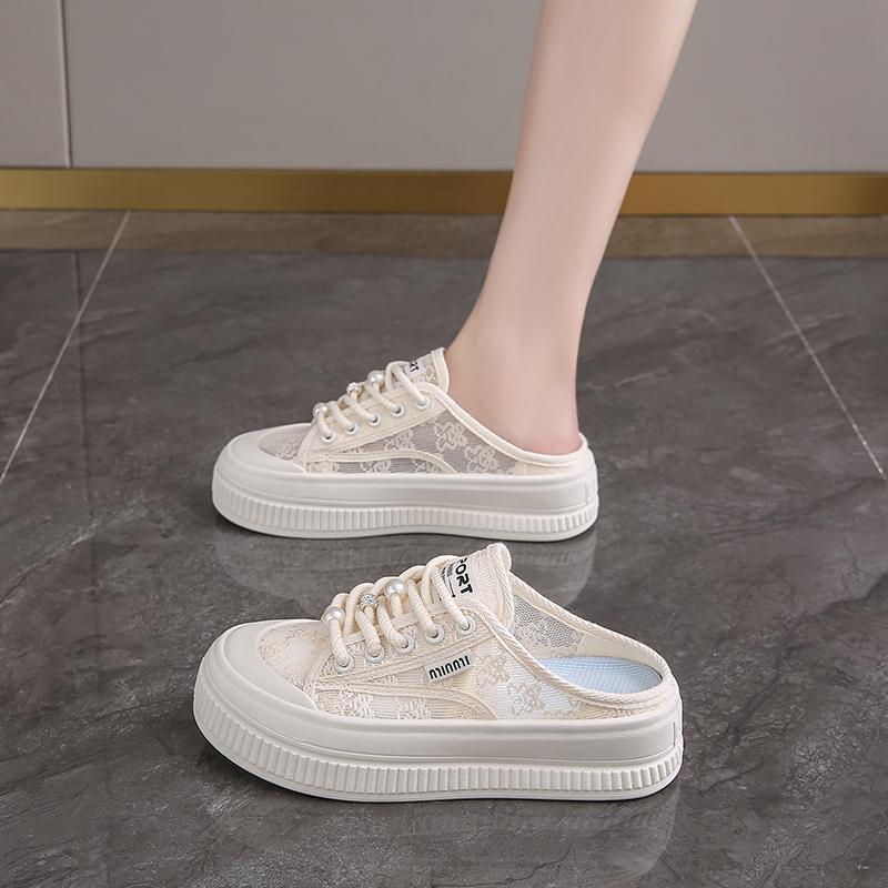 Canvas shoes spring and summer new sports board shoes soft sole not tired feet pregnant women shoe size