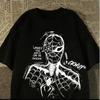 Spider-Man "Onder het masker kan iedereen zitten" Handgetekende Schets Grafisch T-shirt, CKMUY Streetwear Oversized Tee, Unisex Superheld Casual Top