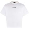 Balenciaga Logo Embroidered Mockneck T Shirt 818431TPVK19040