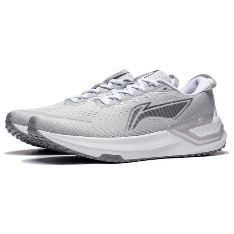 Li Ning YueYing 3.0 Slip Resistant Abrasion Resistant Low top Running Shoes Men's White Gray ARHT019-2