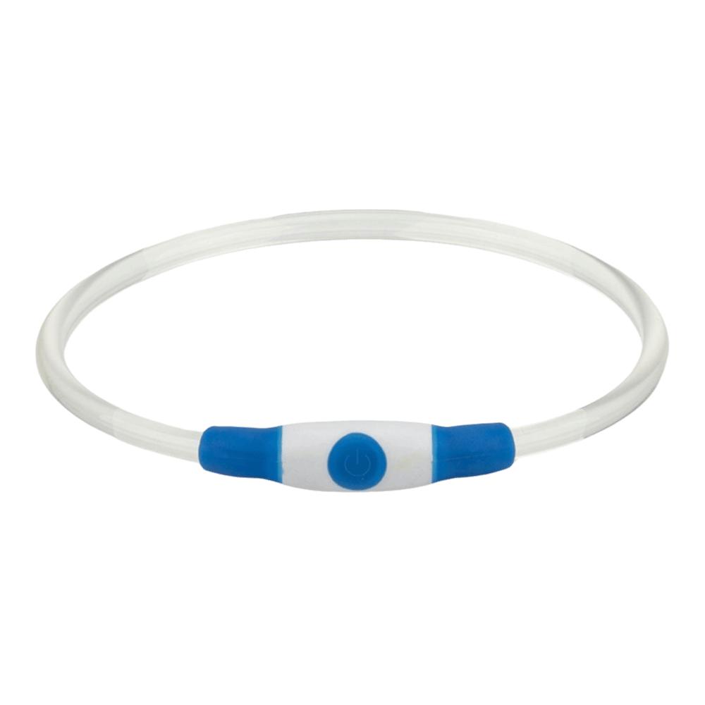 USB Charging Pet Collar Tube Shape LED Collar Bright Light Dog Necklace  Dog Walking