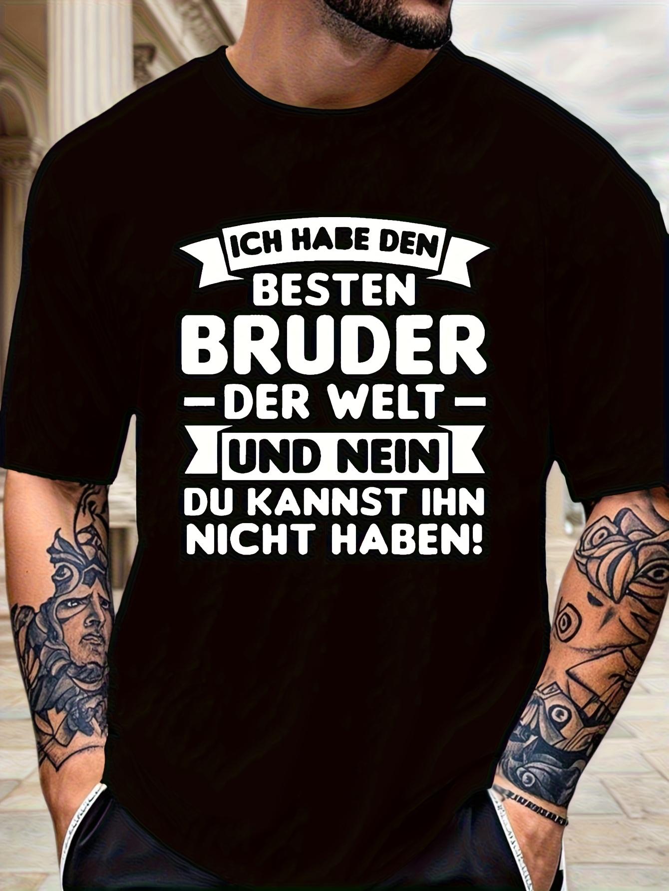T-Shirt y2k German Phrase T XL