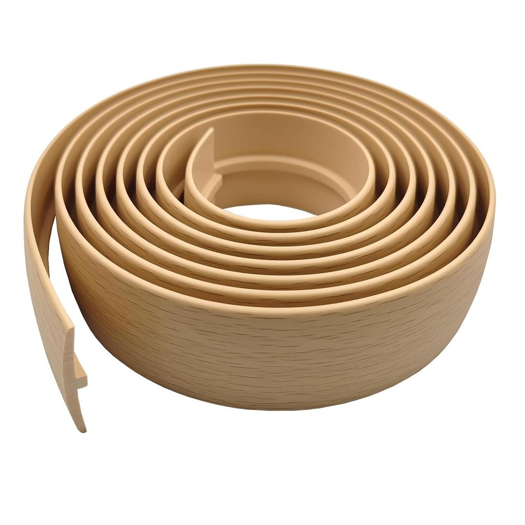 1pc 1m/2m/3meters Carpet To Tile Floor Transition Strip Self Adhesive T-Molding Threshold Cover Household Wood Grain