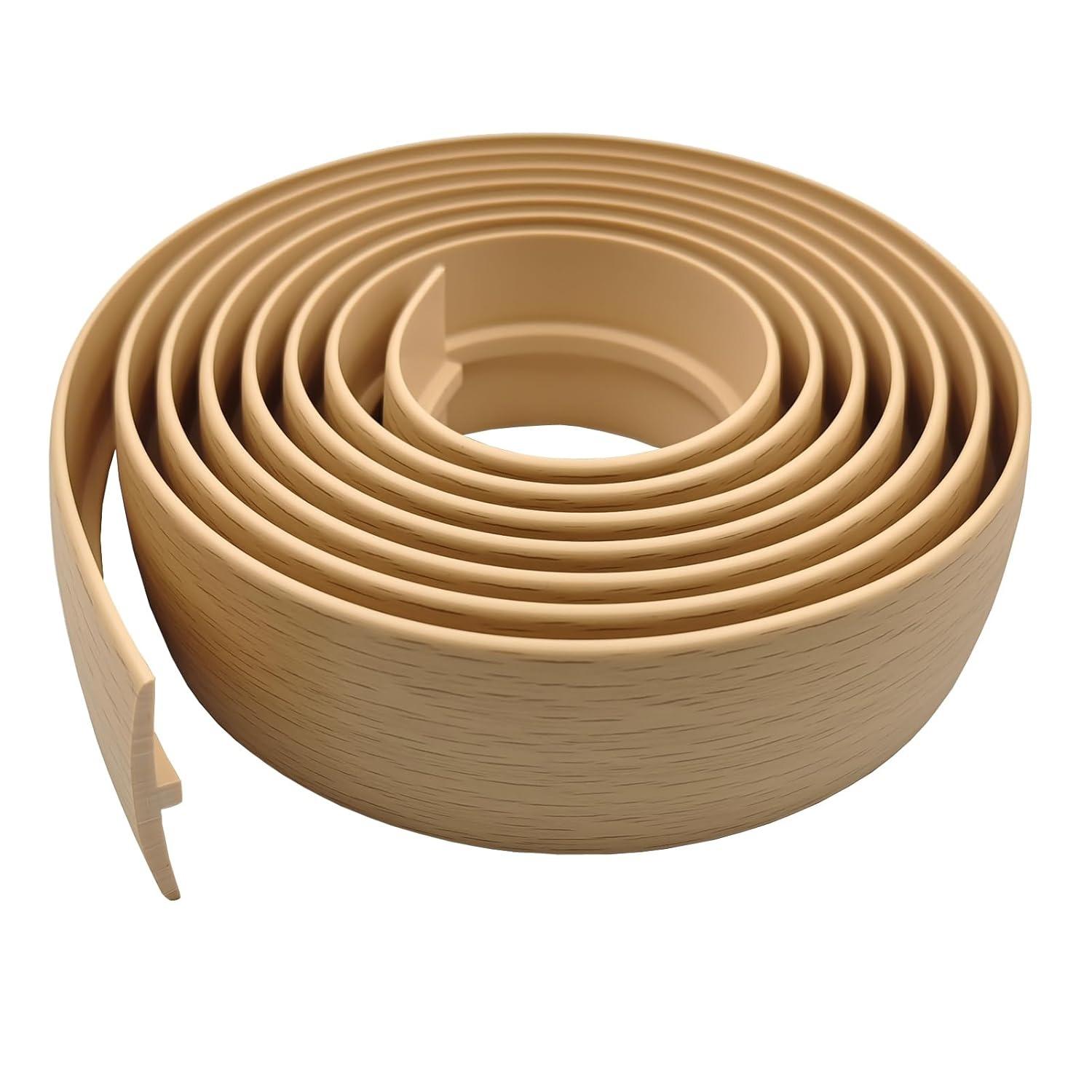 

1pc 1m/2m/3meters Carpet To Tile Floor Transition Strip Self Adhesive T-Molding Threshold Cover Household Wood Grain 1m