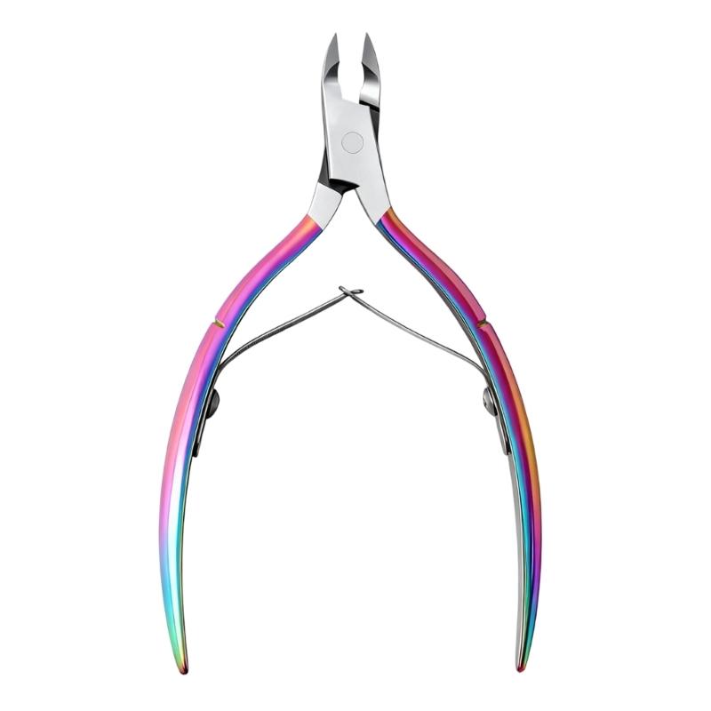 Angled Design Cuticle Nail Trimmer Tool Stainless Steel Material Easy Cleaning Hygiene Portable Size Travel Friendly Construction 1