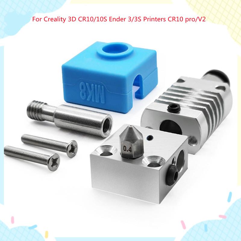 1 Set 3D Printer Parts All Metal Hotend Extruder Kit for CR-10 CR-10S ...