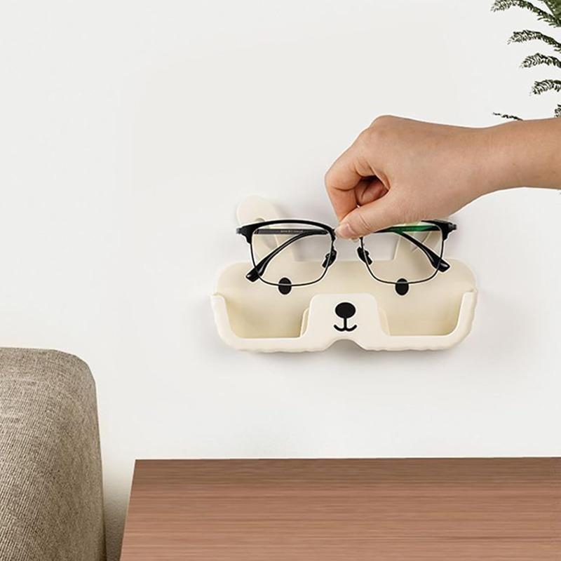 Fashion Glass Holder - Entryway Wall-Mounted Eyeglass Rack, Rabbit-Shaped Design, with a Sturdy Structural Decorative Function