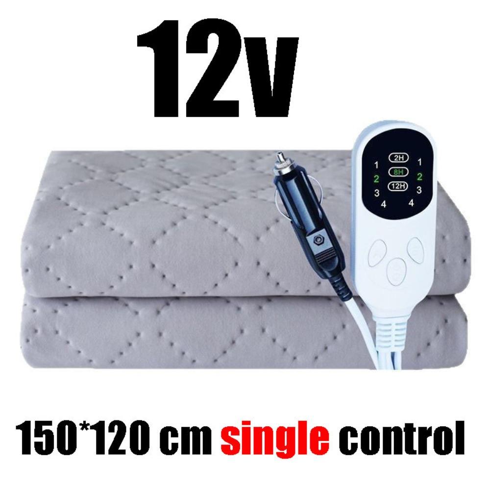 Single Control / Dual Control Car Heated Blanket 12V Heated Blanket  Long-distance Travel