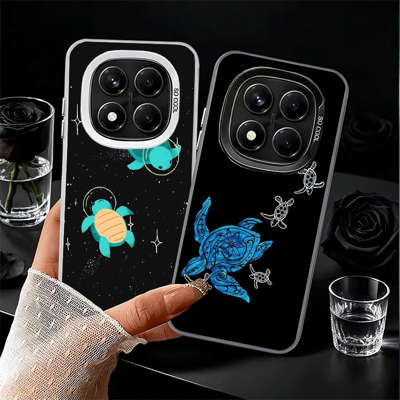 Cartoon Ocean Sea Turtle Soft Phone Case for Xiaomi Redmi Note 13 14 15 Pro Plus 12S 12 11S 11 11T 10S 10 Shockproof Cover Back