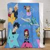 Fairy Tail Coral Warm Blankets for Cold Home and Decoration Winter Blanket Bed Microfiber Bedding Beach Towel Fluffy Plaid Throw