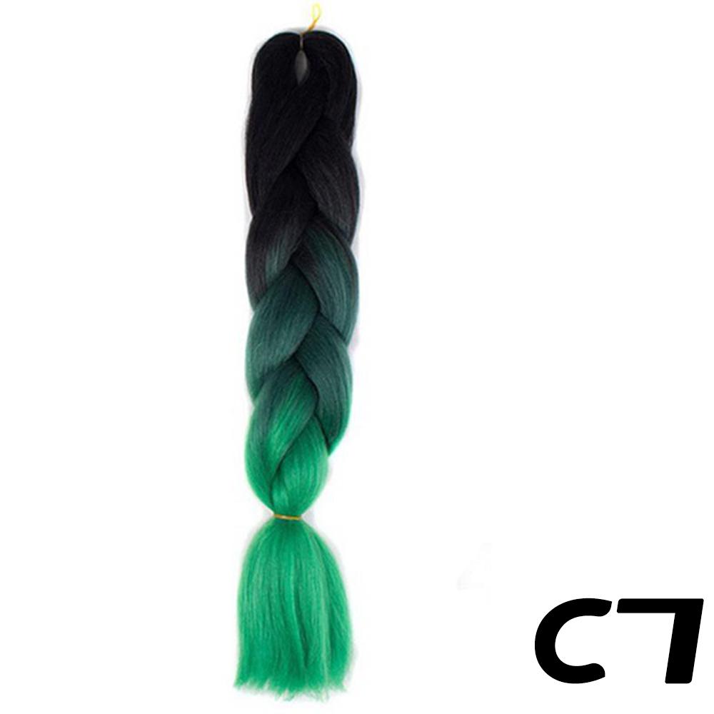 MISS WIG Synthetic Long Braid Ponytail Extension Straight Sleek Wrap Around Colorful Braid Hair Extensions Ponytail Natural Soft For Women Wear