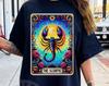 Die Skorpion Tarotkarte, Sternzeichen Tarotkarte Shirt, Hexen Himmelszeichen Skorpion Gothic Tarot T-Shirt, Der Skorpion, Sternzeichen Symbol Shirt