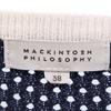 MACKINTOSH PHILOSOPHY Border Pattern Long Sleeve Sweater 38 Knit Women Used