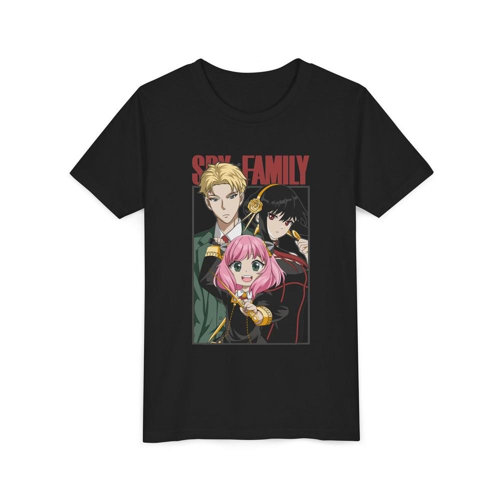 Anime-Inspired Youth T-Shirt Tee Tops, Comfortable Graphic Shirt for Kids,