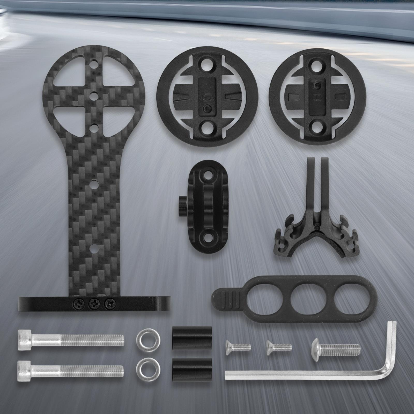 Carbon Fiber Extended Out-Front Mount Bike Computer Mount Bike Handlebar Mount for Garmin Bryton and Sports Action Camera China Mainland