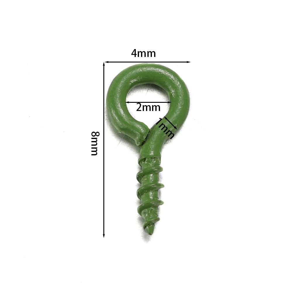 50Pcs/lot 4*8mm Colorful Small Tiny Mini Eye Pins Eyepins Hooks Eyelets Screw For DIY Jewelry Making Supplies Accessories