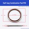 JB982 High-Temp Wear & Pressure-Resistant Combination Gasket: 304 Stainless Steel, Fluororubber, Semi-Encapsulated
